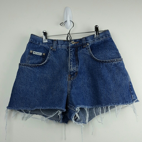 Vintage Pants - Vintage 90's Denim Cutoff Shorts